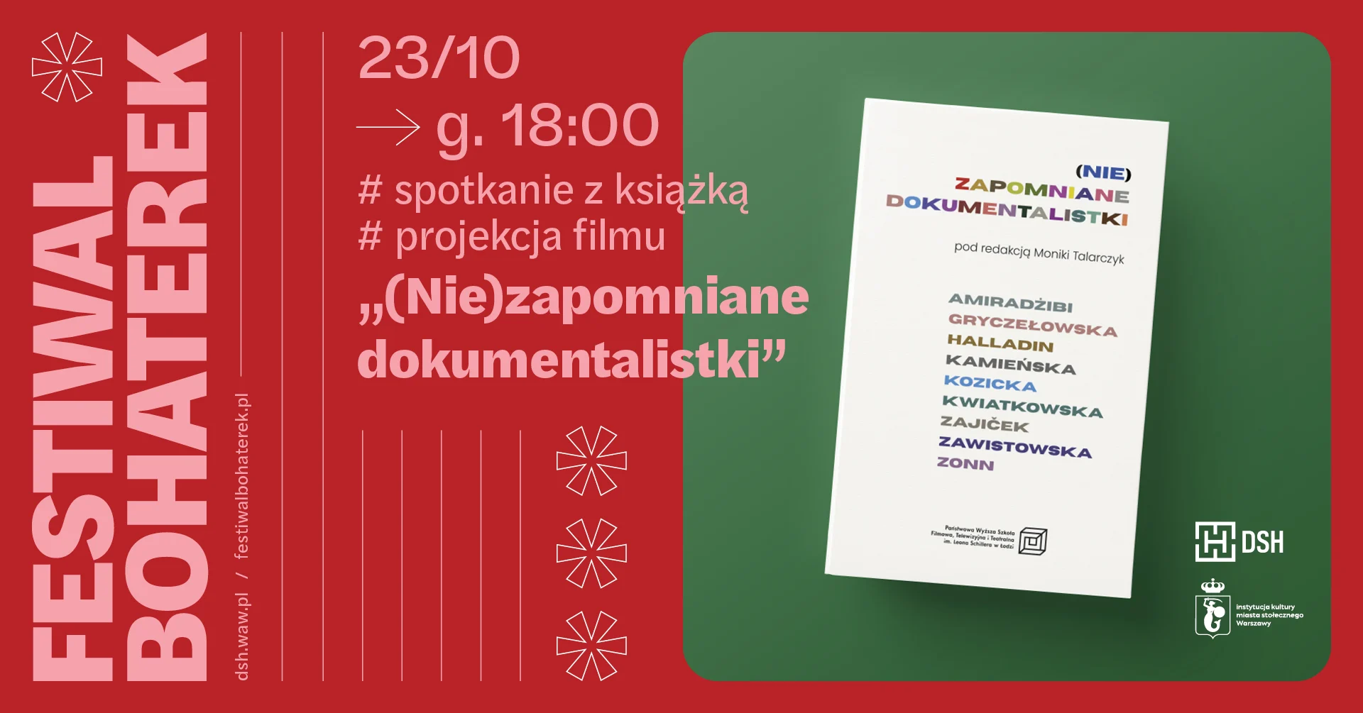 Okładka książki (Nie)zapomniane dokumentalistki o polskich twórczyniach filmów dokumentalnych.
