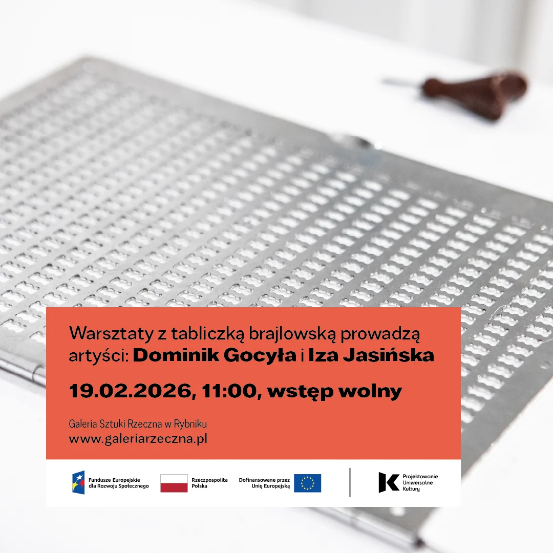 Plakat promujący warsztaty.