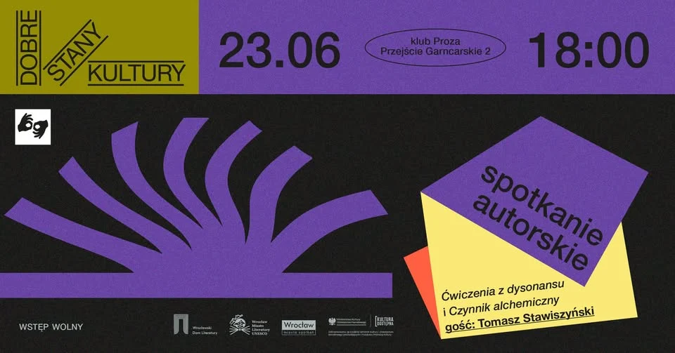 Spotkanie z Tomaszem Stawiszyńskim. Dobre stany kultury