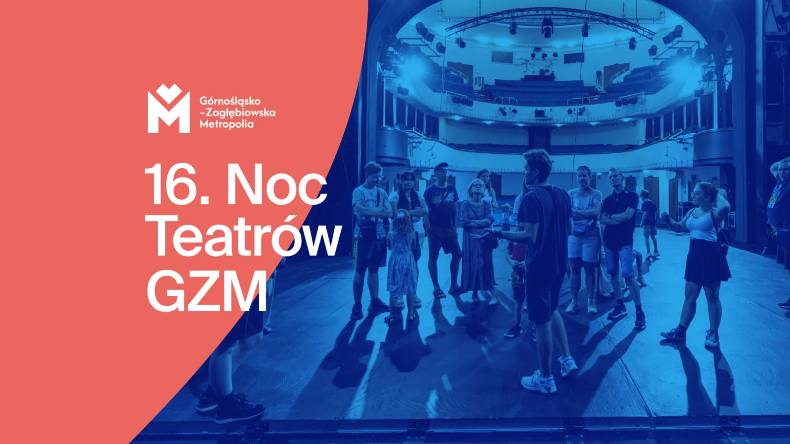 plakat 16. Noc Teatrów GZM